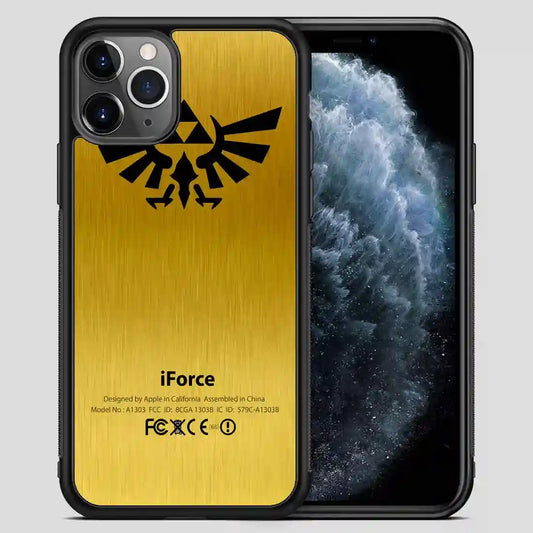 Zelda Force Logo On Gold Iforce iPhone 11 Pro Max Case