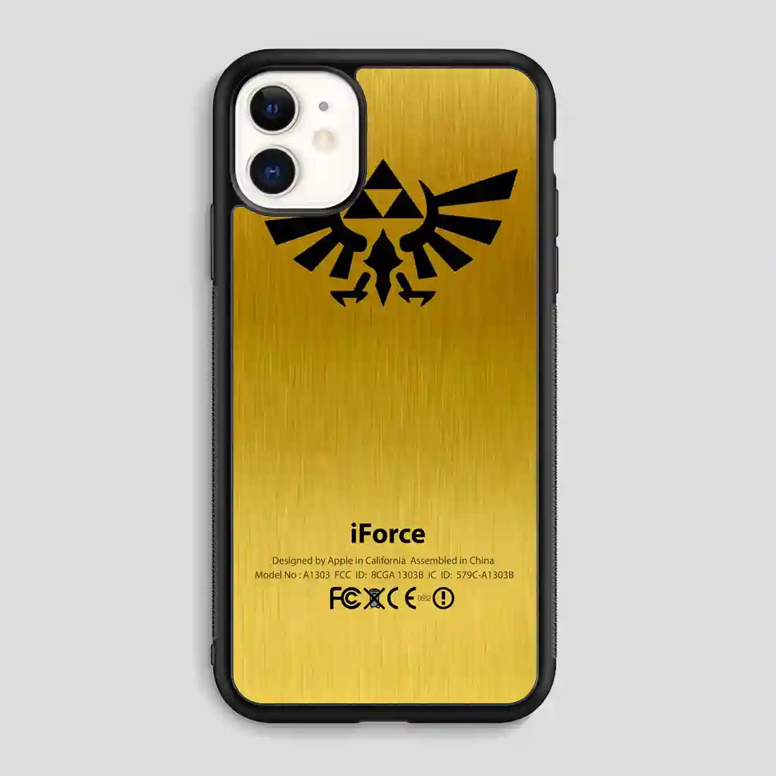 Zelda Force Logo On Gold Iforce iPhone 11 Case