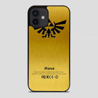 Zelda Force Logo On Gold Iforce iPhone 12 Mini Case