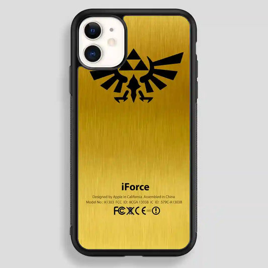 Zelda Force Logo On Gold Iforce iPhone 12 Case