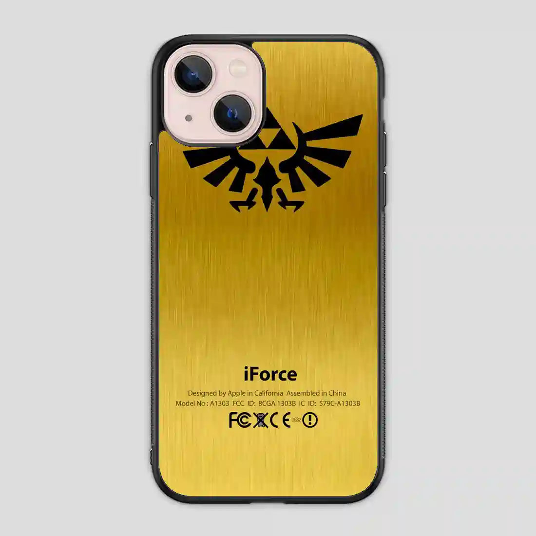 Zelda Force Logo On Gold Iforce iPhone 13 Mini Case