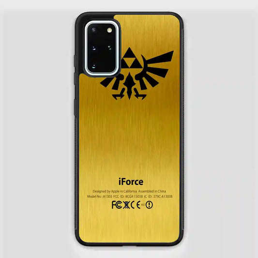 Zelda Force Logo On Gold Iforce Samsung Galaxy S20 FE Case