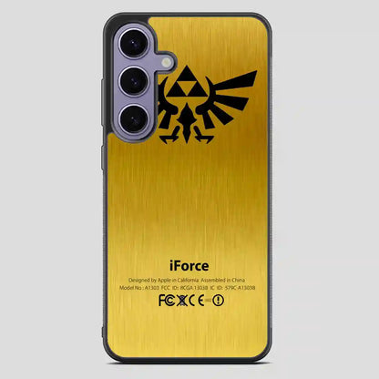 Zelda Force Logo On Gold Iforce Samsung Galaxy S23 FE Case