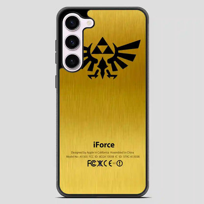 Zelda Force Logo On Gold Iforce Samsung Galaxy S23 Case