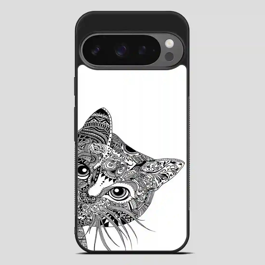 Zentangle Cat Google Pixel 9 Pro Case