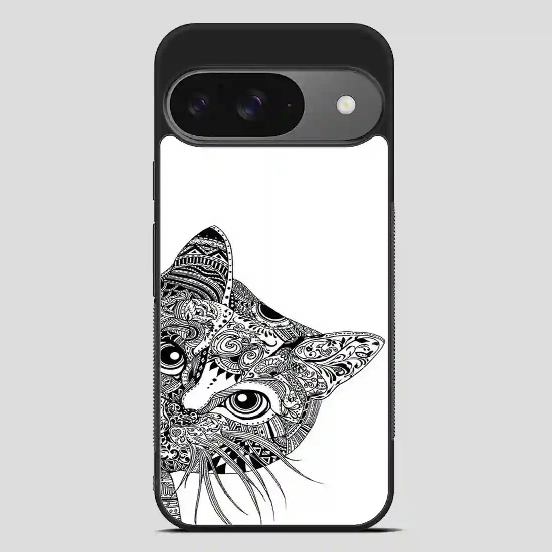 Zentangle Cat Google Pixel 9 Case