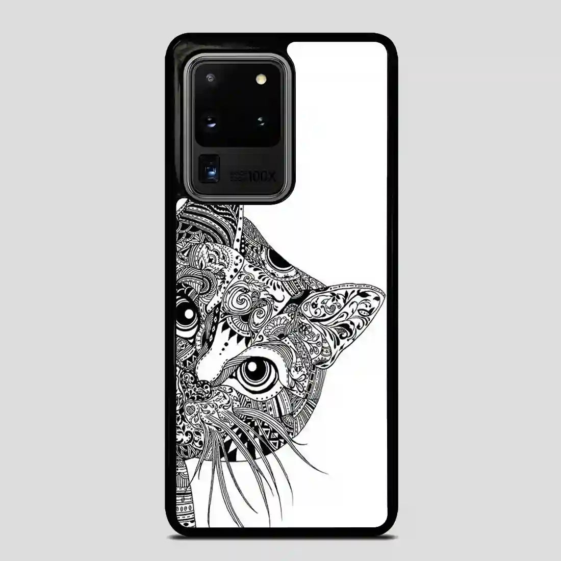 Zentangle Cat Samsung Galaxy S20 Ultra Case