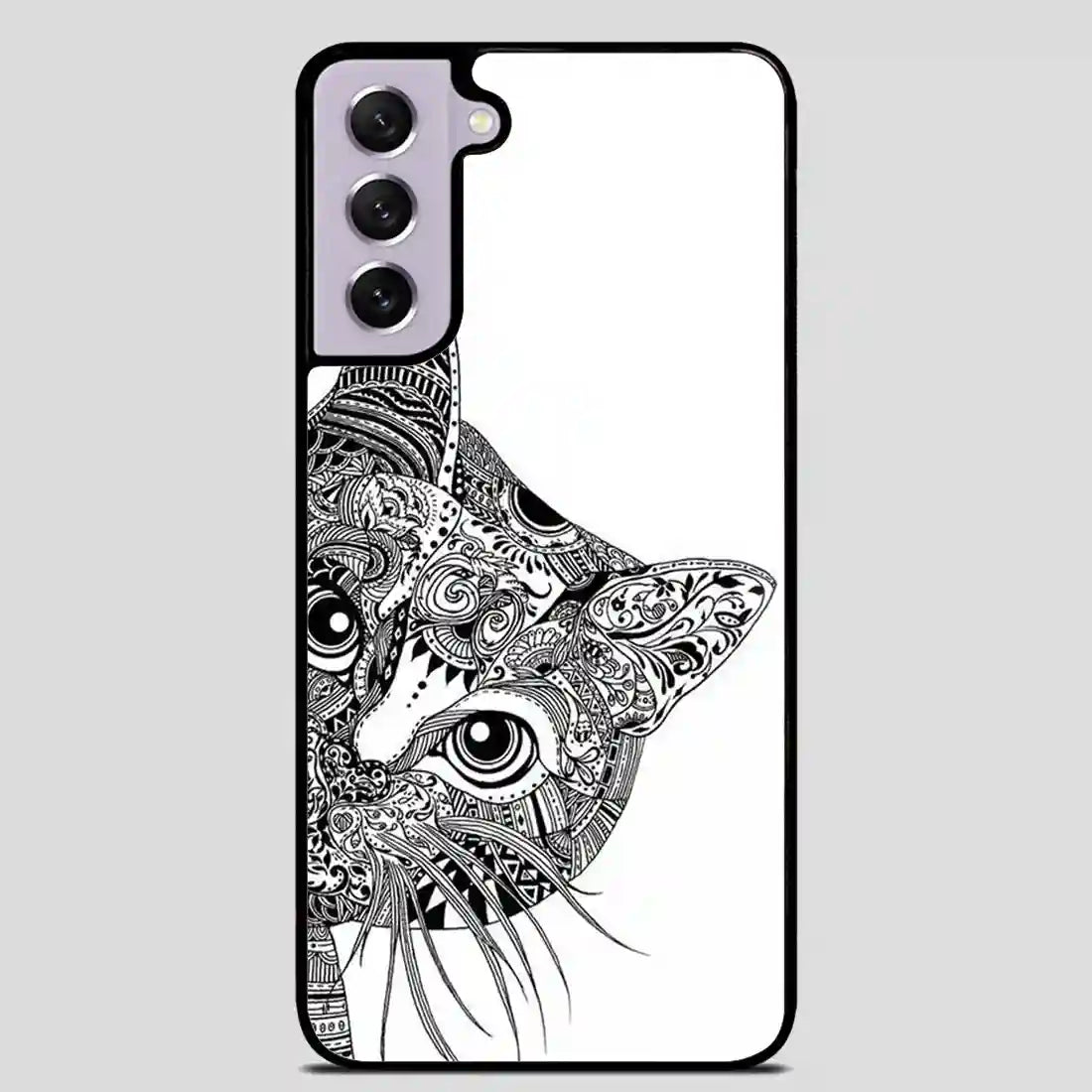 Zentangle Cat Samsung Galaxy S21 Case