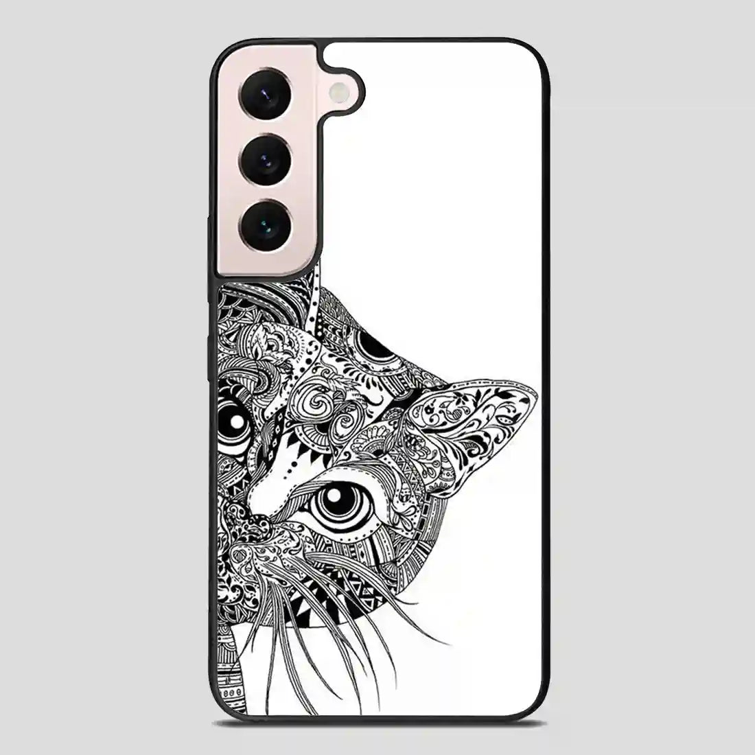 Zentangle Cat Samsung Galaxy S22 Plus Case