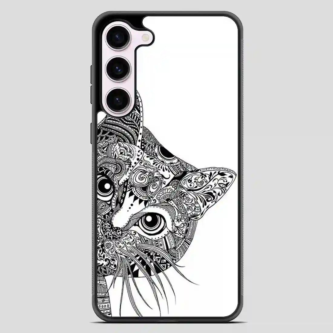 Zentangle Cat Samsung Galaxy S23 Case